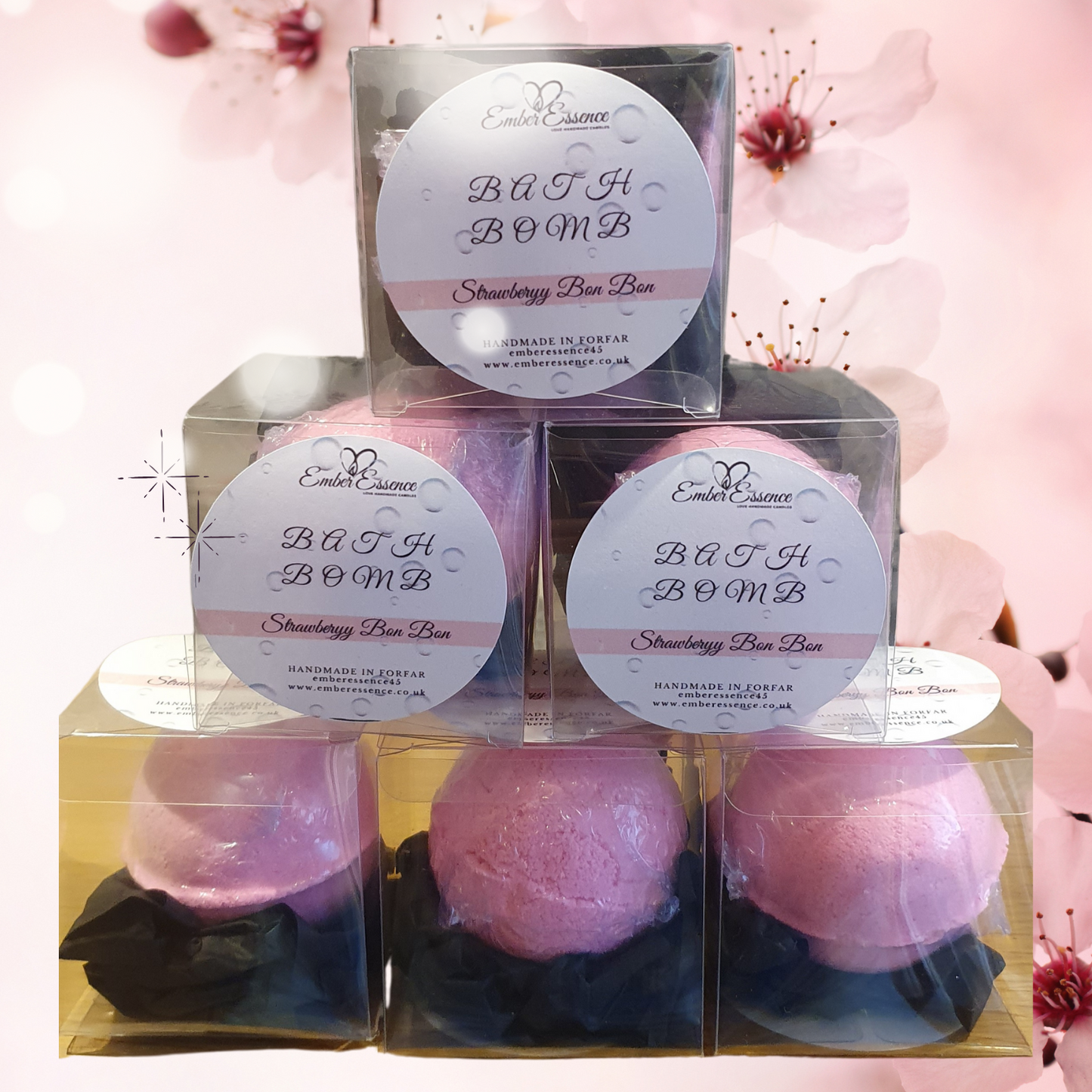 Strawberry Bon Bon Bath Bomb