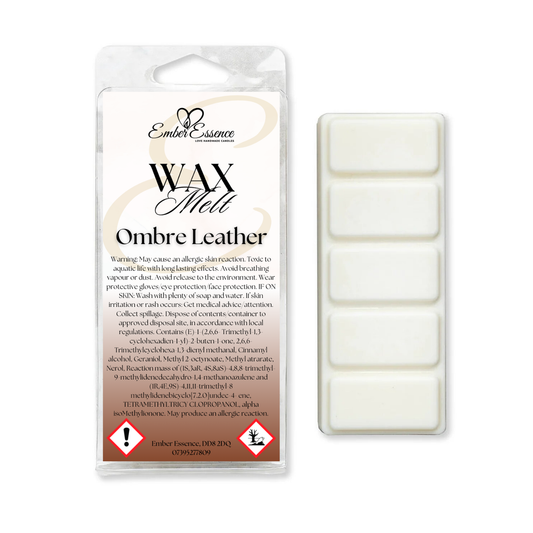 Ombre Leather Wax Melt