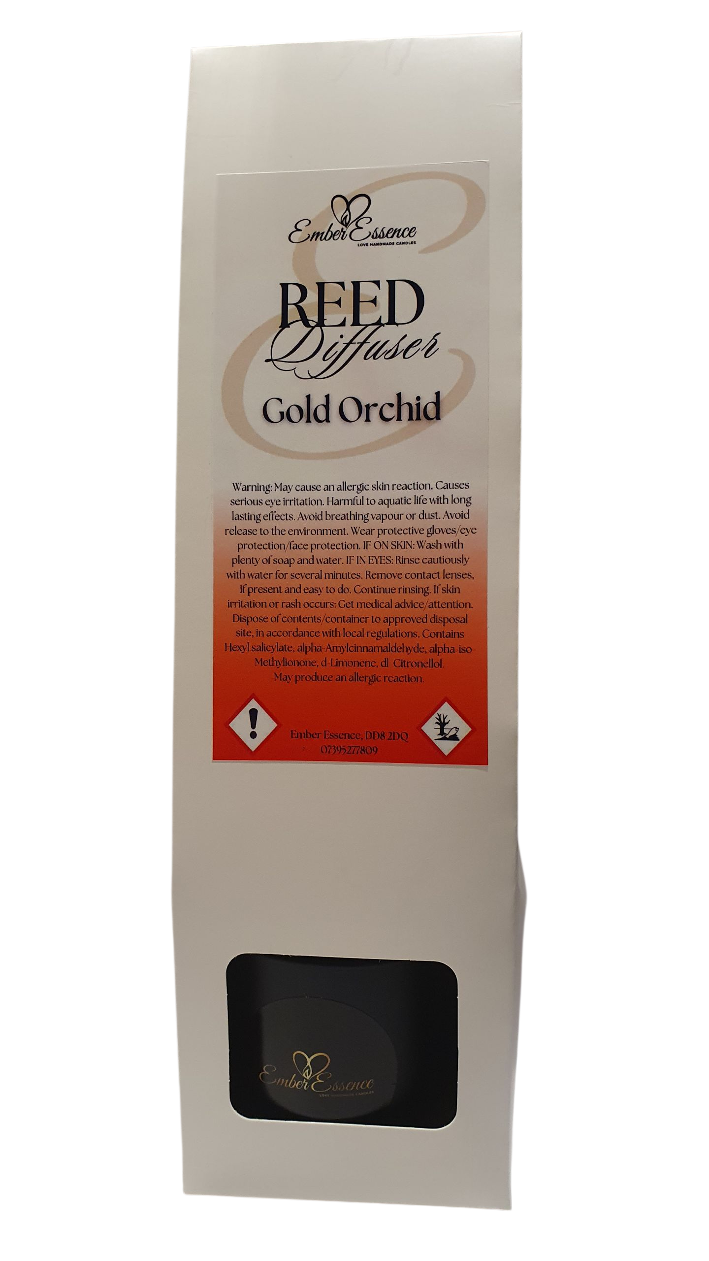 Gold Orchid Reed Diffuser