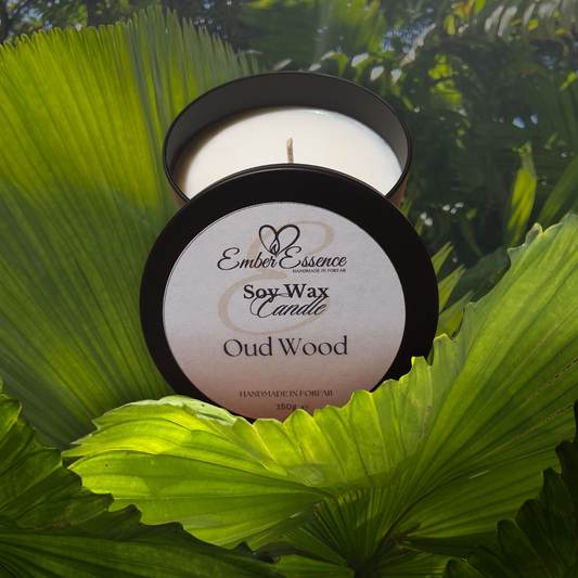 Oud Wood Candle In A Tin